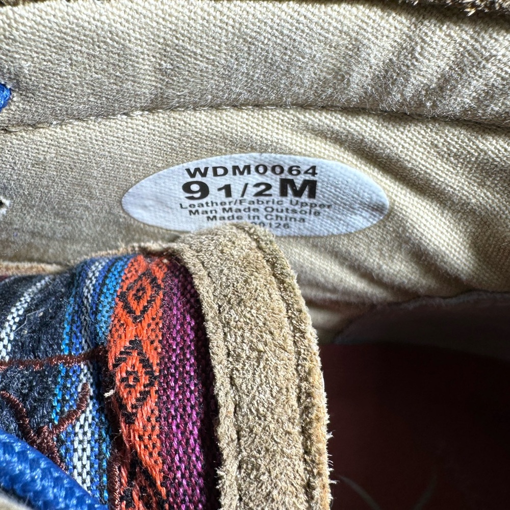 Twisted X WDM0064‎ Serape Fringe moccasins - Picture 7 of 7